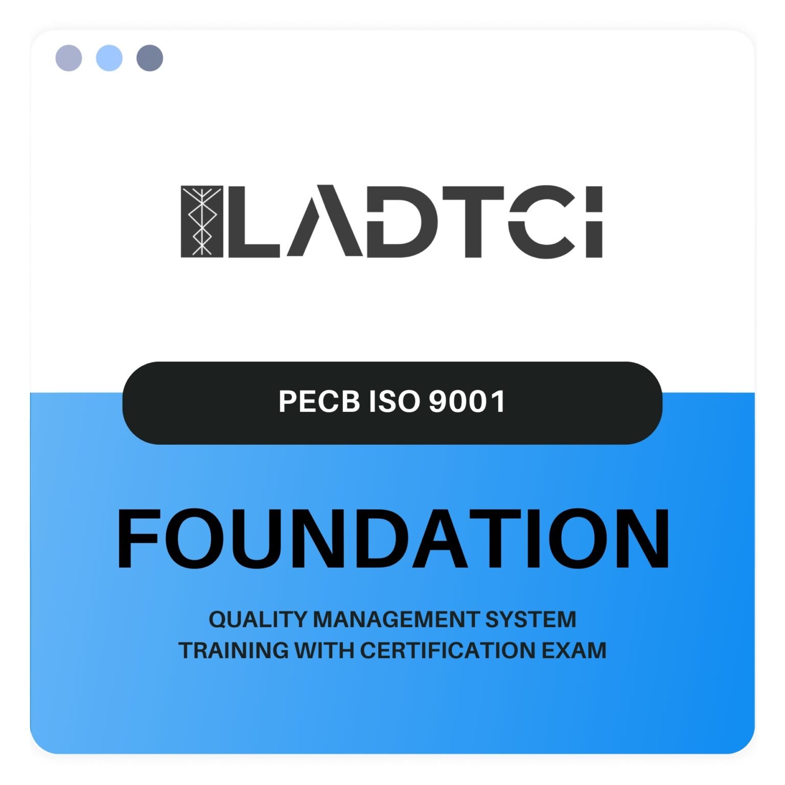 PECB ISO 9001 Foundation - ladtci.com